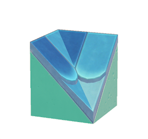 Aquamarine Scale roof valley