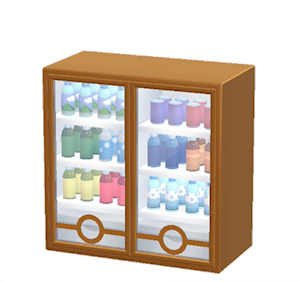 Brown Shop fridge