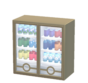 Beige Shop fridge