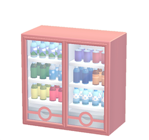 Pink Shop fridge