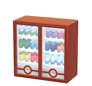 Red Shop fridge