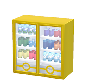 Yellow Shop fridge