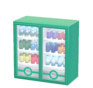 Aquamarine Shop fridge