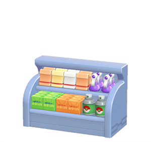 Cyan Shop shelf