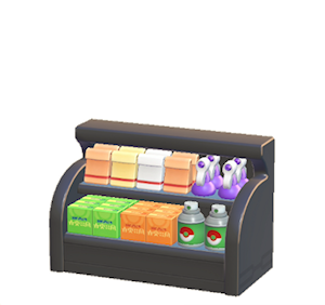 Black Shop shelf