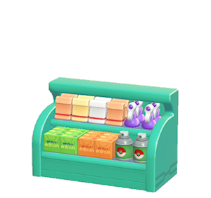 Aquamarine Shop shelf