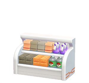 Beige Shop shelf