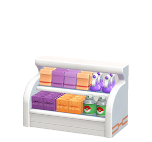 Purple Shop shelf