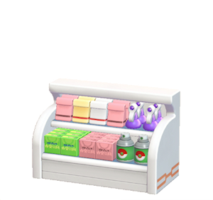 Pink Shop shelf