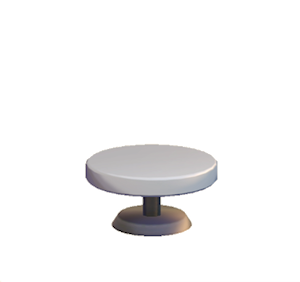 White Side table