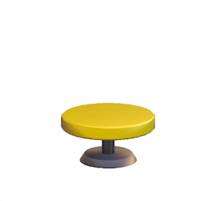 Yellow Side table