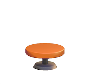 Orange Side table