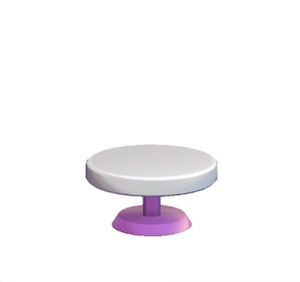 Orange Side table