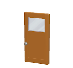 Brown Simple door