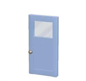 Cyan Simple door