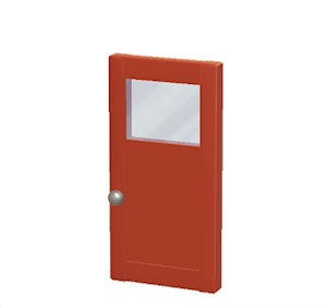 Red Simple door