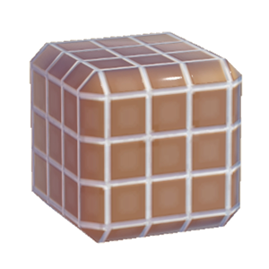 Brown Simple square tiling