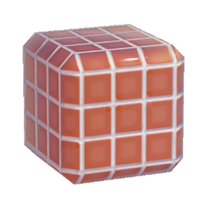 Red Simple square tiling