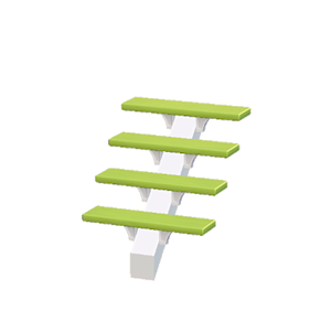 Lime Sleek steps