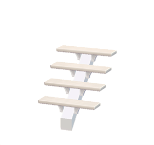 White Sleek steps