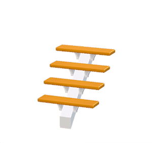 Orange Sleek steps