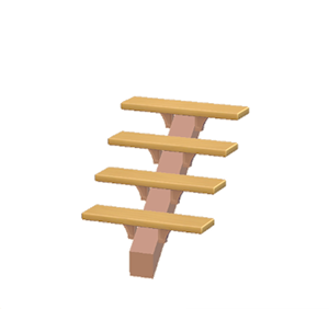 Brown Sleek steps