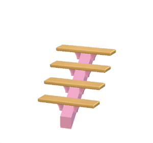 Rose Sleek steps