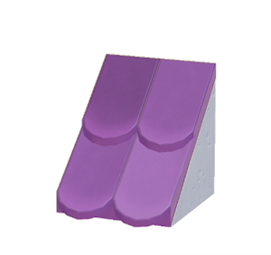 Purple Sloped scale roof