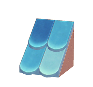 Red Sloped scale roof