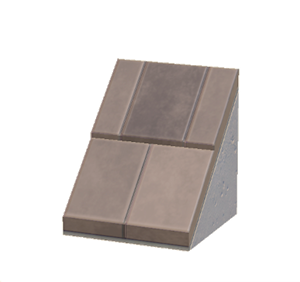 Beige Sloped stone roof