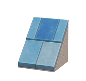 Beige Sloped stone roof