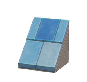 Black Sloped stone roof