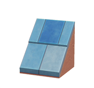 Red Sloped stone roof