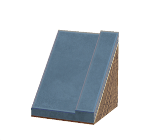 Cyan Sloped tiled roof