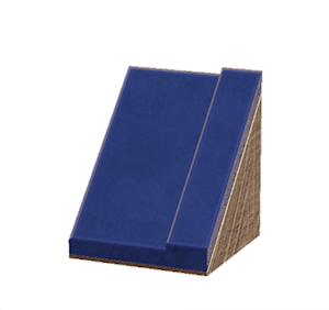 Navy Sloped tiled roof