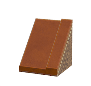 Orange Sloped tiled roof