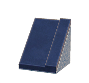 Cyan Sloped tiled roof