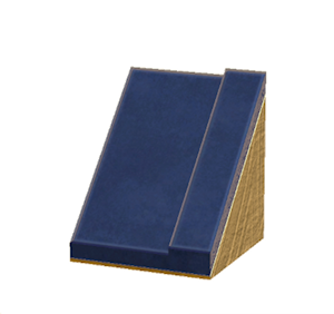 Yellow Sloped tiled roof