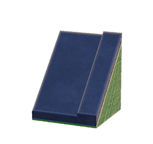 Green Sloped tiled roof