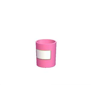 Rose Small garbage can