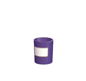 Plum Small garbage can