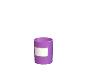 Purple Small garbage can