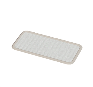 White Small narrow rug