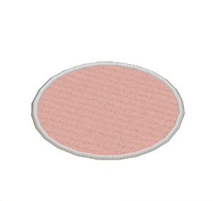 Pink Small round rug