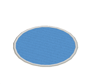 Blue Small round rug