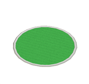 Green Small round rug