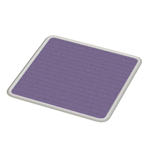 Plum Small square rug