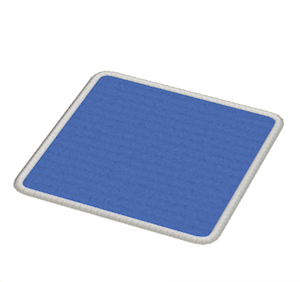 Navy Small square rug