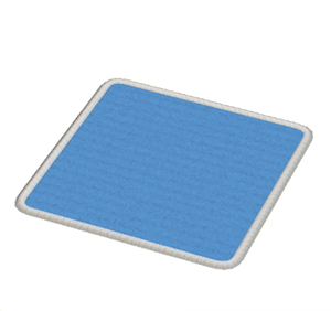 Blue Small square rug