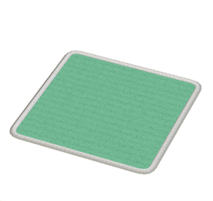 Aquamarine Small square rug